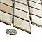 Hudson Kite Truffle 10-1/8" x 11-3/4" Porcelain Mosaic Tile -10 Sheets Per Case -8.56 Sq. Ft.