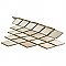 Hudson Kite Truffle 10-1/8" x 11-3/4" Porcelain Mosaic Tile -10 Sheets Per Case -8.56 Sq. Ft.