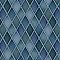 Hudson Kite Aquamarine 10-1/8" x 11-3/4" Porcelain Mosaic Tile -10 Sheets Per Case -8.56 Sq. Ft.