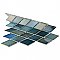 Hudson Kite Lagoon 10-1/8" x 11-3/4" Porcelain Mosaic Tile -10 Sheets Per Case -8.56 Sq. Ft.