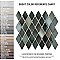 Hudson Kite Stormy Night 10-1/8" x 11-3/4" Porcelain Mosaic Tile -10 Sheets Per Case -8.56 Sq. Ft.