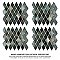 Hudson Kite Stormy Night 10-1/8" x 11-3/4" Porcelain Mosaic Tile -10 Sheets Per Case -8.56 Sq. Ft.