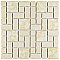 Academy Gold 11-7/8" x 11-7/8" Porcelain Mosaic Tile -10 Sheets Per Case -10 Sq. Ft.
