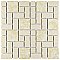 Academy Gold 11-7/8" x 11-7/8" Porcelain Mosaic Tile -10 Sheets Per Case -10 Sq. Ft.