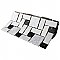 Academy White and Black 11-7/8" x 11-7/8" Porcelain Mosaic Tile -10 Sheets Per Case -10 Sq. Ft.
