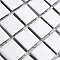 Hudson Edge White Glazed Square Porcelain Mosaic Tile - Per Case of 10 Sheets - 10.90 Sq. Ft.