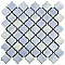 Hudson Tangier Frost Blue 12-3/8" x 12-3/8" Porcelain Mosaic Tile -10 Sheets Per Case -11 Sq. Ft.