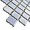 Hudson Tangier Frost Blue 12-3/8" x 12-3/8" Porcelain Mosaic Tile -10 Sheets Per Case -11 Sq. Ft.