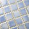Hudson Tangier Frost Blue 12-3/8" x 12-3/8" Porcelain Mosaic Tile -10 Sheets Per Case -11 Sq. Ft.