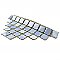 Hudson Tangier Frost Blue 12-3/8" x 12-3/8" Porcelain Mosaic Tile -10 Sheets Per Case -11 Sq. Ft.