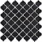 Hudson Tangier Matte Black 12-3/8" x 12-3/8" Porcelain Mosaic Tile -10 Sheets Per Case -11 Sq. Ft.