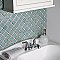 Hudson Tangier Marine 12-3/8" x 12-3/8" Porcelain Mosaic Tile -10 Sheets Per Case -11 Sq. Ft.