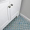 Hudson Tangier Marine 12-3/8" x 12-3/8" Porcelain Mosaic Tile -10 Sheets Per Case -11 Sq. Ft.