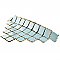 Hudson Tangier Cashmere Blue 12-3/8" x 12-3/8" Porcelain Mosaic Tile -10 Sheets Per Case -11 Sq. Ft.