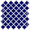 Hudson Tangier Cobalt Blue 12-3/8" x 12-3/8" Porcelain Mosaic Tile -10 Sheets Per Case -11 Sq. Ft.