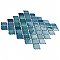 Hudson Tangier Aquamarine 12-3/8" x 12-3/8" Porcelain Mosaic Tile -10 Sheets Per Case -11 Sq. Ft.