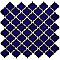 Hudson Tangier Blue Eye 12-3/8" x 12-3/8" Porcelain Mosaic Tile -10 Sheets Per Case -11 Sq. Ft.
