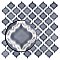 Hudson Tangier Imperial Grey 12-3/8" x 12-3/8" Porcelain Mosaic Tile -10 Sheets Per Case -11 Sq. Ft.