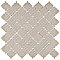 Hudson Tangier Imperial Grey 12-3/8" x 12-3/8" Porcelain Mosaic Tile -10 Sheets Per Case -11 Sq. Ft.