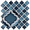 Hudson Tangier Glacier 12-3/8" x 12-3/8" Porcelain Mosaic Tile -10 Sheets Per Case -11 Sq. Ft.
