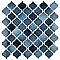 Hudson Tangier Glacier 12-3/8" x 12-3/8" Porcelain Mosaic Tile -10 Sheets Per Case -11 Sq. Ft.