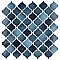 Hudson Tangier Glacier 12-3/8" x 12-3/8" Porcelain Mosaic Tile -10 Sheets Per Case -11 Sq. Ft.