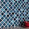 Hudson Tangier Glacier 12-3/8" x 12-3/8" Porcelain Mosaic Tile -10 Sheets Per Case -11 Sq. Ft.