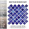 Hudson Tangier Niagara 12-3/8" x 12-3/8" Porcelain Mosaic Tile -10 Sheets Per Case -11 Sq. Ft.
