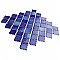 Hudson Tangier Niagara 12-3/8" x 12-3/8" Porcelain Mosaic Tile -10 Sheets Per Case -11 Sq. Ft.