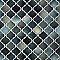 Hudson Tangier Stormy Night 12-3/8" x 12-3/8" Porcelain Mosaic Tile - 10 Tiles Per Case - 11.0 Sq. Ft.
