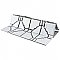 Moonbeam Glossy White 11-7/8" x 11-7/8" Porcelain Mosaic Tile -10 Tiles Per Case -10.1 Sq. Ft.
