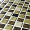 Metal Multi Beige 12-1/4" x 12-1/4" Porcelain Mosaic Tile - 10 Tiles Per Case - 10.6 Sq. Ft.