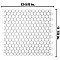 Hudson Penny Round Matte White 11-7/8" x 12-5/8" Porcelain Mosaic Tile -10 Sheets Per Case -10.5 Sq. Ft.