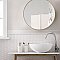 Hudson Penny Round Matte White 11-7/8" x 12-5/8" Porcelain Mosaic Tile -10 Sheets Per Case -10.5 Sq. Ft.
