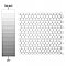 Hudson Penny Round Matte White 11-7/8" x 12-5/8" Porcelain Mosaic Tile -10 Sheets Per Case -10.5 Sq. Ft.