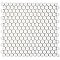 Hudson Penny Round Glossy White 11-7/8" x 12-5/8" Porcelain Mosaic Tile -10 Sheets Per Case -10.5 Sq. Ft.