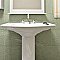 Hudson Penny Round Light Green 11-7/8" x 12-5/8" Porcelain Mosaic Tile -10 Sheets Per Case -10.5 Sq. Ft.
