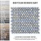 Hudson Penny Round Frost Blue 11-7/8" x 12-5/8" Porcelain Mosaic Tile -10 Sheets Per Case -10.5 Sq. Ft.