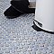 Hudson Penny Round Frost Blue 11-7/8" x 12-5/8" Porcelain Mosaic Tile -10 Sheets Per Case -10.5 Sq. Ft.