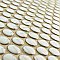 Hudson Penny Round Snowcap White 11-7/8" x 12-5/8" Porcelain Mosaic Tile -10 Sheets Per Case -10.5 Sq. Ft.
