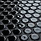 Hudson Penny Round Glossy Black 11-7/8" x 12-5/8" Porcelain Mosaic Tile -10 Sheets Per Case -10.5 Sq. Ft.