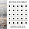 Spiral Black and White 12-5/8" x 12-5/8" Porcelain Mosaic Tile -10 Tiles Per Case -11.3 Sq. Ft.