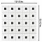 Spiral Black and White 12-5/8" x 12-5/8" Porcelain Mosaic Tile -10 Tiles Per Case -11.3 Sq. Ft.