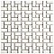 Spiral Matte Wht/Glossy Wht Dot 12-5/8" x 12-5/8" Porcelain Mosaic Tile -10 Tiles Per Case -11.3 Sq. Ft.
