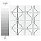 Osaka Matte White 11-7/8" x 11-7/8" Porcelain Mosaic Tile -10 Tiles Per Case -10.1 Sq. Ft.