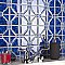 Osaka Blue Cloud 11-7/8" x 11-7/8" Porcelain Mosaic Tile -10 Tiles Per Case -10.1 Sq. Ft.
