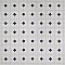 Oxford Matte Wht w/Cobalt Dot 11-3/8" x 11-3/8" Porcelain Mosaic Tile -10 Tiles Per Case -9.2 Sq. Ft.