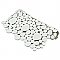 Pebble White 10-3/4" x 10-7/8" Porcelain Mosaic Tile -10 Tiles Per Case -8.3 Sq. Ft.