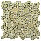 Pebble Green Mosaic Tiles 10-3/4" x 10-7/8" Porcelain Mosaic Tile -10 Tiles Per Case -8.3 Sq. Ft.