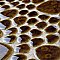 Pebble Mahogany 10-3/4" x 10-7/8" Porcelain Mosaic Tile -10 Tiles Per Case -8.3 Sq. Ft.